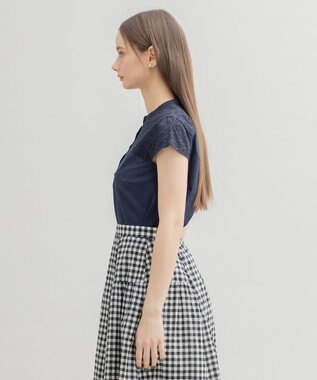 TOCCA 【洗える！】GLASS ブラウス ネイビー系