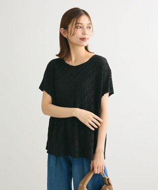 Green Parks ・ｆｕｒｒｙｒａｔｅバイヤスシャーリングプルオーバー Black