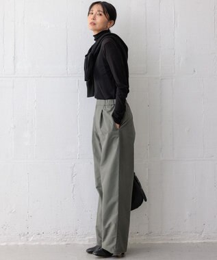 23区 L 【Oggi12月号掲載/洗える】ピュアカシミヤ ニットカーディガン ブラック系