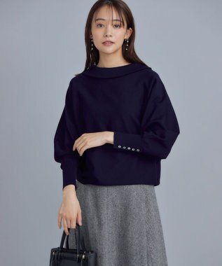 組曲 華奢見えフェミニット ネイビー系