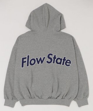 WEGO 【ユニセックス着用ITEM/裏起毛】バルーンクロップドグラフィックプルパーカー 杢グレー