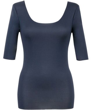 Wing インナー 【綿の贅沢オーガニック　フラットタイプ】 オーガニックコットン混素材 ひびきにくくさらっと薄くて軽い ５分袖 EL1548 ウイング／ワコール コン