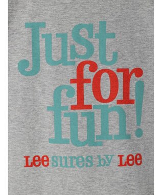 earth music&ecology Ｌｅｅ×ｅ．ｍ．ａ．ｅ　ＬＯＧＯ　Ｈ／Ｓ　ＴＥＥ Gray Mixture