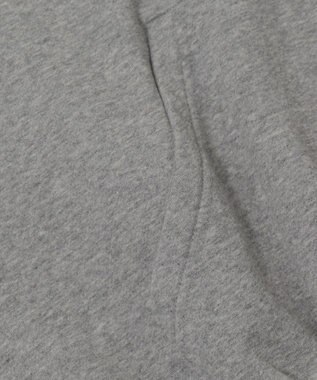 WEGO 【ユニセックス着用ITEM/裏起毛】バルーンクロップドグラフィックプルパーカー 杢グレー