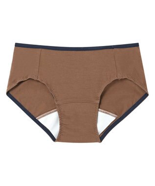 une nana cool 綿ベア天竺 カラーブロッキング サニタリーショーツ