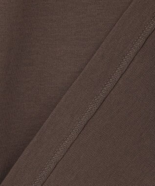 uncrave 【UVケア・接触冷感】ダブルフェイスジャージー ボリュームスリーブ カットソー(長袖)（uncrave STANDARD） ブラウン