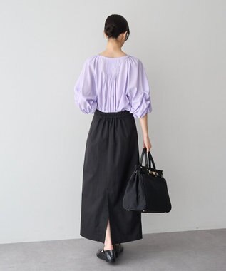 YECCA VECCA ホイップスリーブブラウス Lavender