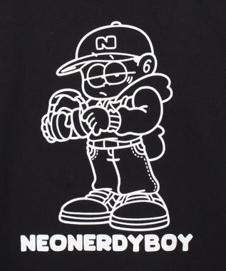 WEGO 【ユニセックス着用ITEM】THEBOYエルボーパッチクルーネックPO ブラック