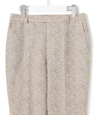 23区 【一部店舗限定/洗える】リネンライクジャカード セットアップ グレージュ系