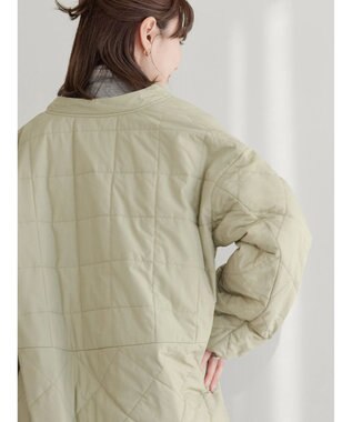 AMERICAN HOLIC キルポカスクエアステッチキルトコート Beige