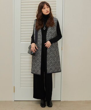 ICB 【新色追加・WEB限定カラーあり】エクストラファインメリノ タートルネックプルオーバー ブラック系