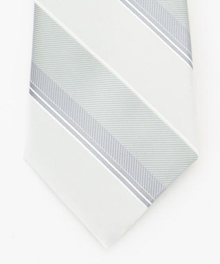 J.PRESS MEN 【BLACK】フォーマルレジメンタルネクタイ ライトグレー系2