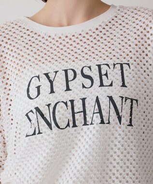 GRACE CONTINENTAL クラッシュロゴTシャツ ホワイト