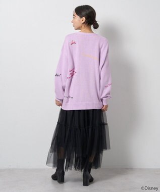 earth music&ecology Ｖｉｌｌａｉｎｓ　アースラ／ニットカーディガン Purple