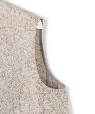 23区 【一部店舗限定/洗える】リネンライクジャカード セットアップ グレージュ系