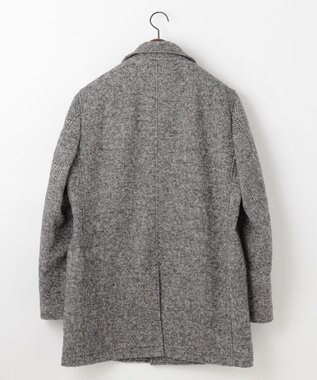 JOSEPH ABBOUD 【軽量/JAPANファブリック】アルパカヘリンボン ステンカラー コート ライトグレー系7