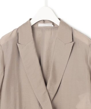 ICB 【接触冷感・速乾・洗える】 リヨセルシアー ジャケット クリームブラウン系