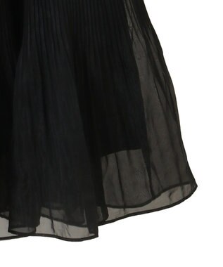 Green Parks エアリーティアードスカート Black