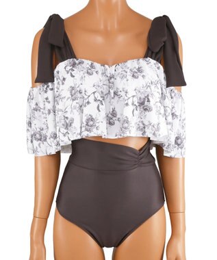 San-ai Resort（三愛水着楽園） 【SALE】【9号サイズ】ワコール定番商品カップ使用GHIカップの大きなお胸に対応【グラマラスフィット】ワイヤー水着　9D-M　【San-ai Resort（サンアイリゾート）】 ブラウン