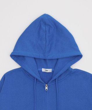 WEGO 【ユニセックス着用ITEM/MLサイズ展開】コンパクトフィットダブルZIPパーカー ブルー