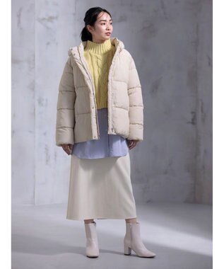 Green Parks ライトファイバーブルゾン Ivory