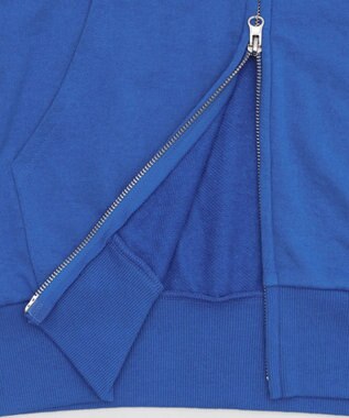 WEGO 【ユニセックス着用ITEM/MLサイズ展開】コンパクトフィットダブルZIPパーカー ブルー