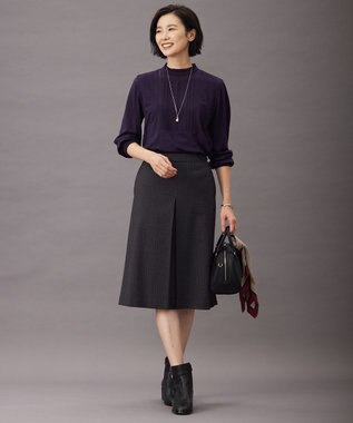 J.PRESS LADIES デザインパールワントップ ネックレス シルバー系