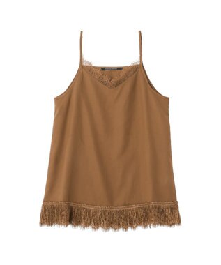 YECCA VECCA レースキャミソール Brown