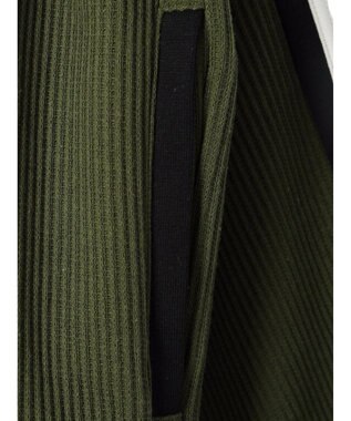 CRAFT STANDARD BOUTIQUE 【リサイクル】ラインカーディガン Khaki