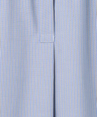 J.PRESS LADIES L 【WEB限定カラーあり・洗える・接触冷感・UVカット・イージーケア】 エステネージュストライプ ブラウス サックスブルー系1