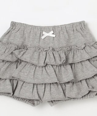 組曲 KIDS 【90㎝】フリルブルマー グレー