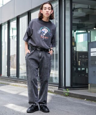 WEGO ケミカルバギーパンツ ブラックその他