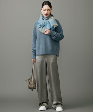 自由区 【SHIHOさん着用】ワイドコンビ バッグ モカ