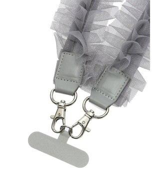 Green Parks チュールモバイルストラップ Light Gray