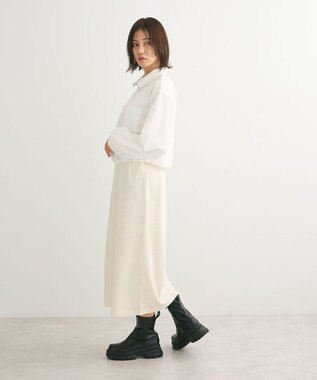 Green Parks ライトＺＩＰシャツブルゾン Off White