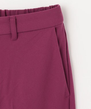 ANY 【ウエストゴム/ストレッチ/裏起毛】シークレットウォーム　ワイド パープル