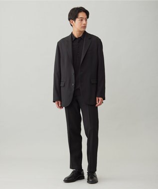 UNFILO MENS 【OCEANS 雑誌・web・YouTube 掲載】WOOL TOUCH 機能美ジャケット【東レ開発のウール見え高機能素材】 ブラック