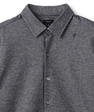 JOSEPH HOMME ツイルネルジャージー　レギュラーカラーシャツ グレー系