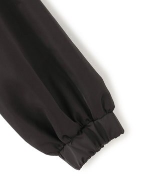 ICB 【先行予約・2WAY】 ダルグロッシーサテン ボウタイ付きブルゾン ブラック