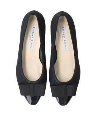 Bridget Birkin ＜2E＞【Bridget Birkin walk】リボンモチーフパンプス ブラックコンビ