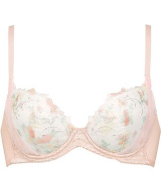 Wing 【エアリーソフトブラ】　ふんわりエアリーな着用感　脇から背中すっきり　ウイング／ワコール　KB2202 オレンジ