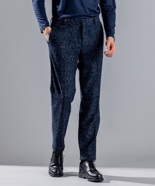 JOSEPH HOMME ROMA TWEED JERSEY / JACK ネイビー系