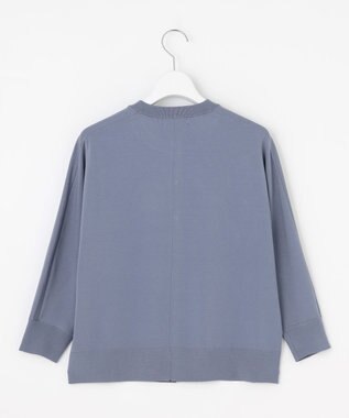 J.PRESS LADIES S 【洗える】レーヨンストレッチ カーディガン ソフトブルー系