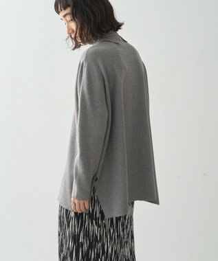 AMERICAN HOLIC バイパチタートルネックニットロングプルオーバー Gray Mixture