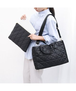 UNBILLION カシュカシュ cachecache / ボックスパテッドキルト2wayトート