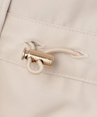 23区 【撥水加工】ライトツイル ノーカラーコート ベージュ系