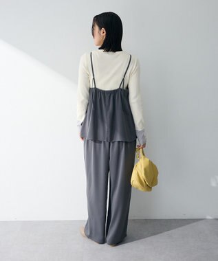 Green Parks レイヤー風　サロペット Gray