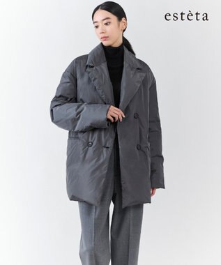 【エステータ】LIMONTAタフタ ダウンコート
