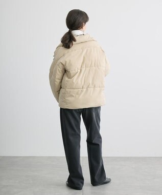 AMERICAN HOLIC リサイクル軽ポカ撥水加工スタンドショートコート Light Beige