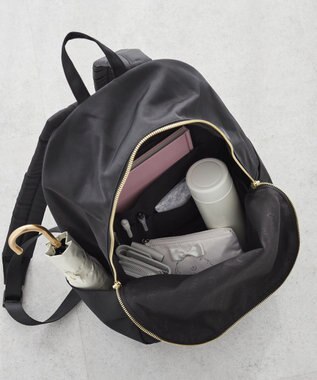 Maison de FLEUR 撥水加工オペラリボンリュック Black